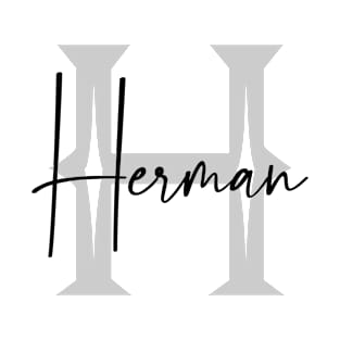 Herman Second Name, Herman Family Name, Herman Middle Name T-Shirt