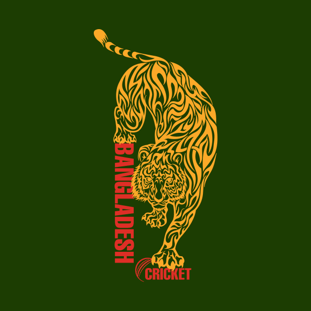 Bangladesh Cricket The Tigers Cricket Bat and Ball Game by CGD