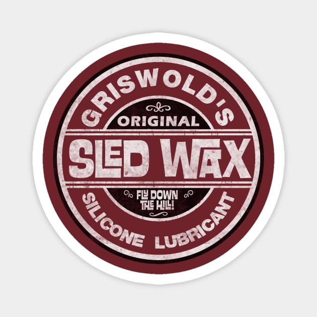 Griswold's Sled Wax Magnet by Bigfinz