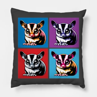 Pop Sugar Glider Art - Cute Sugar Glider Pillow