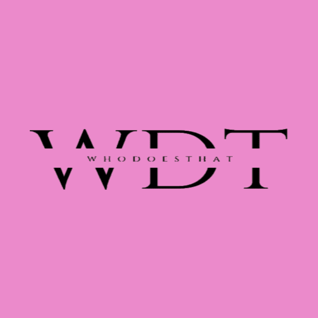 WDT Word Logo by WhoDoesThat