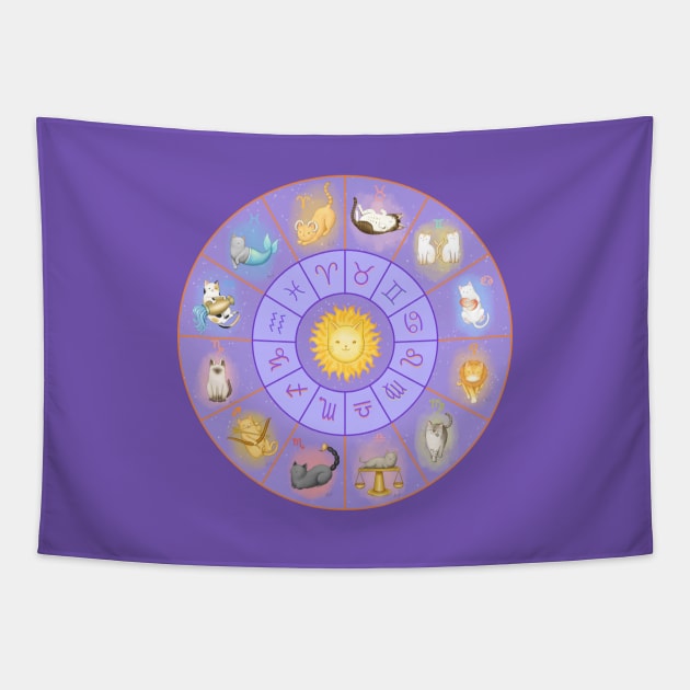 Zodiacats Tapestry by BastetLand