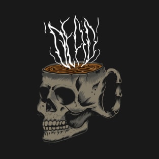 Skull_Coffee_Cup T-Shirt