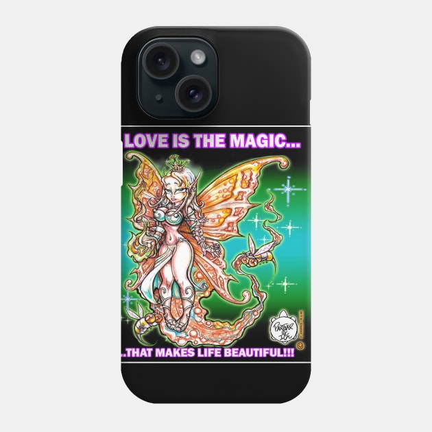 LOVE IS THE MAGIC - FAIRY Phone Case by DHARRIS68