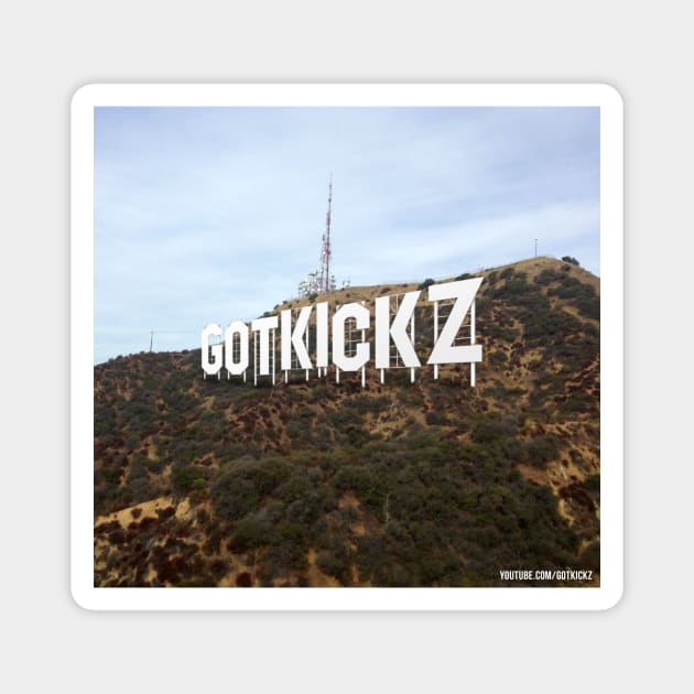 GOTKICKZ Logo (Mountain Sign) Magnet by GOTKICKZ