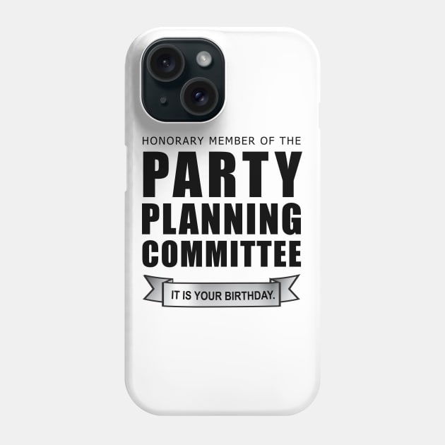 Honorary Member of the Party Planning Committee • The Office Shirt Phone Case by FalconArt