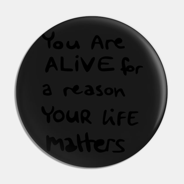 Your life matters Pin by FairytalesInBlk