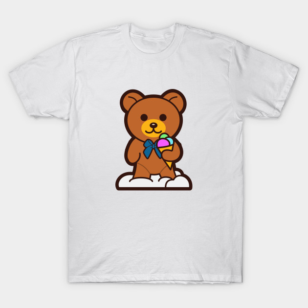 teddy bear with blank t shirt