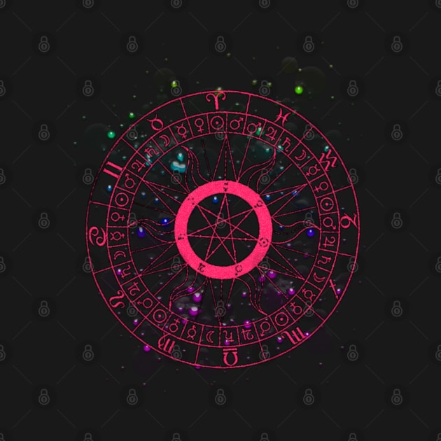 Astrology wheel (II) by Sinmara