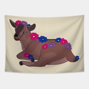 Bisexual Pride Baby Goat Kid Tapestry