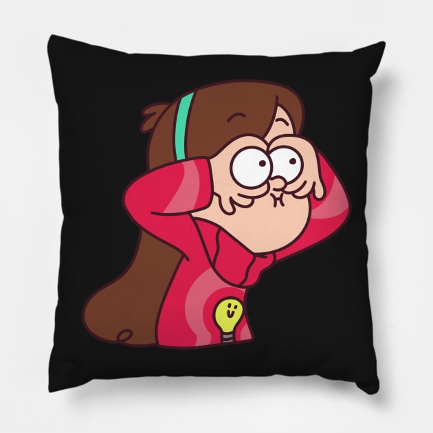 Mabel Binoculars Pillow by VinylPatch