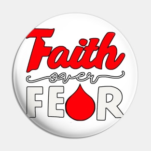 Faith Over Fear 2 Pin