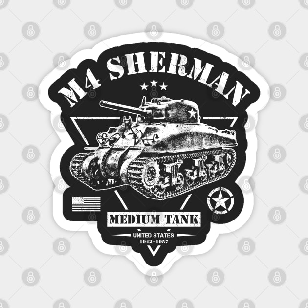 M4 Sherman Magnet by Military Style Designs