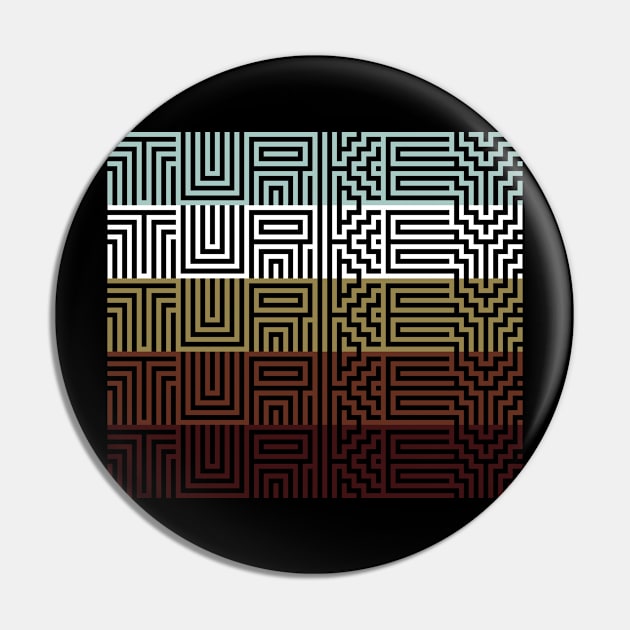 Turkey Pin by thinkBig