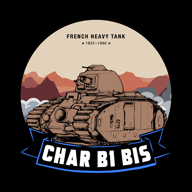 CHAR B1 bis by theanomalius_merch