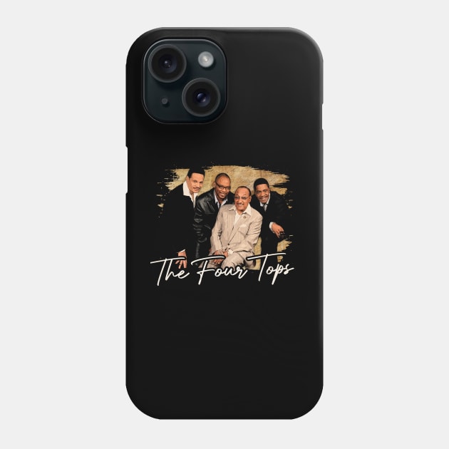 Immerse in Soulful Elegance The Tops Band's Harmonic Hues on Your Shirt Phone Case by Thunder Lighthouse