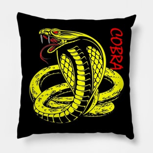 Angry Cobra Pillow