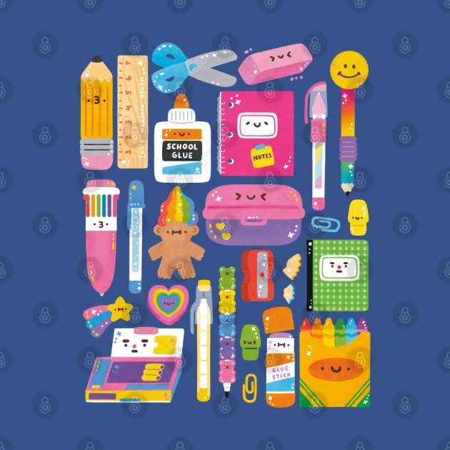 School Supplies by Figberrytea