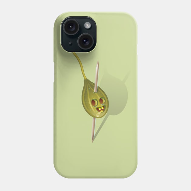 Funny Caper Phone Case by OlyaYang