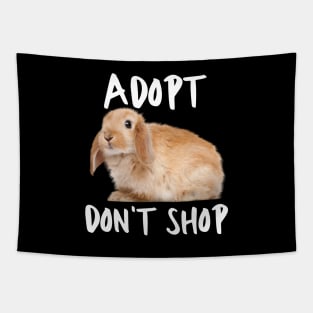 Adopt Don't Shop Bunny Tapestry