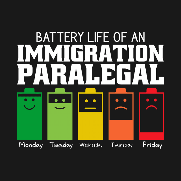 Battery Life Of An Immigration Paralegal by Stay Weird