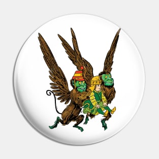 Dorothy with Flying Monkeys, Wizard of Oz Pin