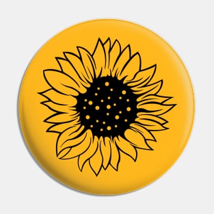 a sunflower Pin