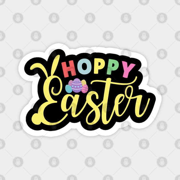 Hoppy Easter Magnet by Illustradise