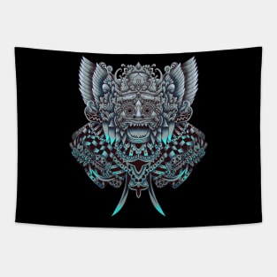 Barong Bali Mask Tapestry