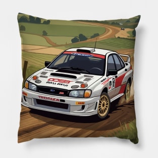 WRX Rally Car Poster JDM Pillow