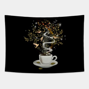 Coffee Tree Birds Costume Gift Tapestry