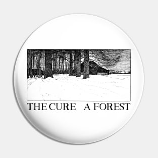 A Forest -- Original Retro Fan Art Design Pin