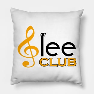 Glee Club Yellow and Black Pillow