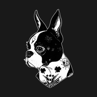 Tattooed Boston Terrier T-Shirt