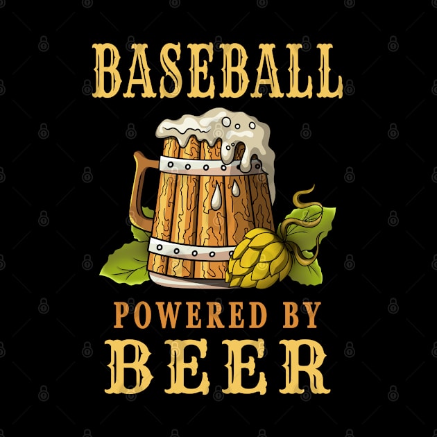 Baseball Player Fueled by Beer Design Quote by jeric020290