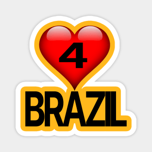 Love for Brazil Magnet