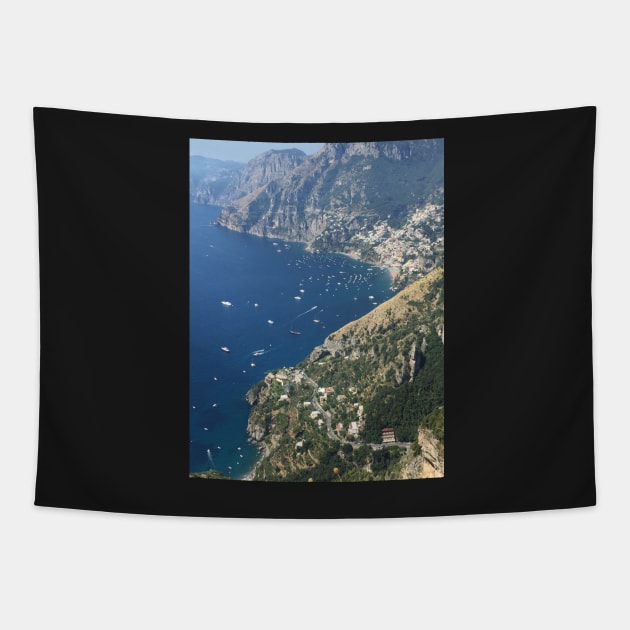 Amalfi Coast Tapestry by ephotocard