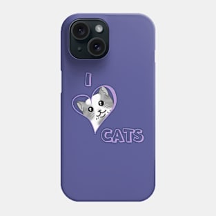 I LOVE CATS Phone Case