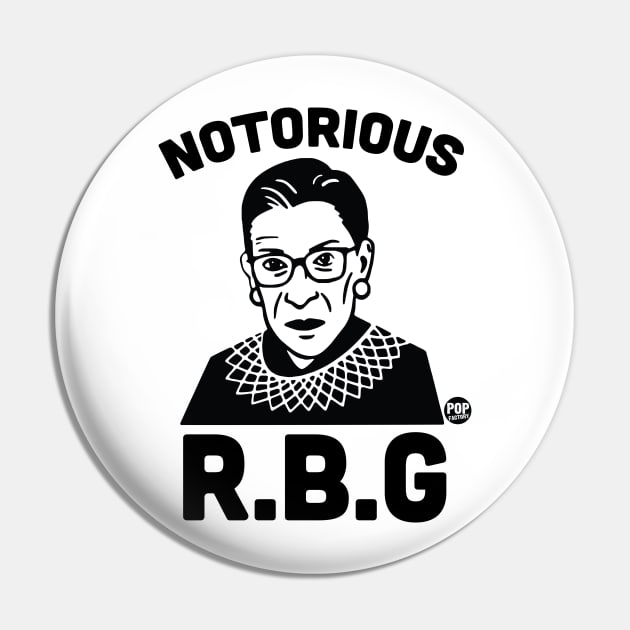 NOTORIOUS RGB Pin by toddgoldmanart