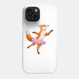 Fox Ballerina Ballet Dance Phone Case