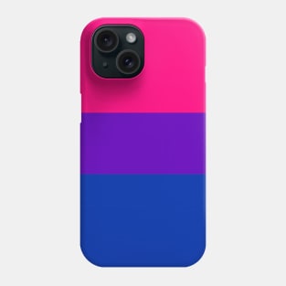 Seamless Repeating Bisexual Pride Flag Pattern Phone Case