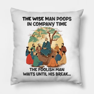 Funny Confucius Wisdom Quote Pillow