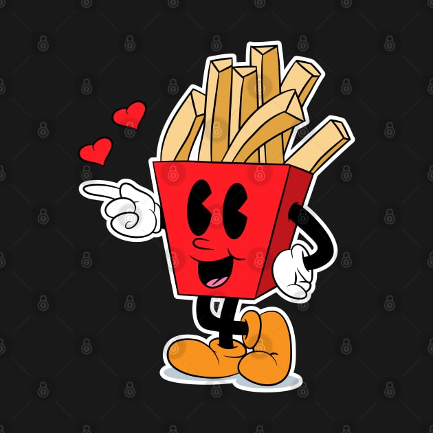 Matching Couple Burger Fries Perfect Pair 3a by Teesbyhugo