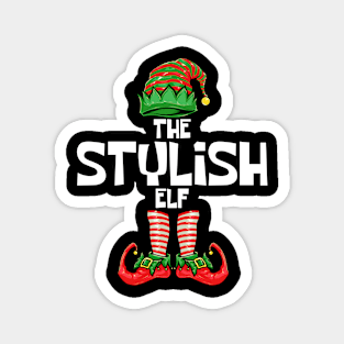 Christmas Stylish Elf Magnet