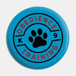 K9 Obedience Circle Stamp Pin