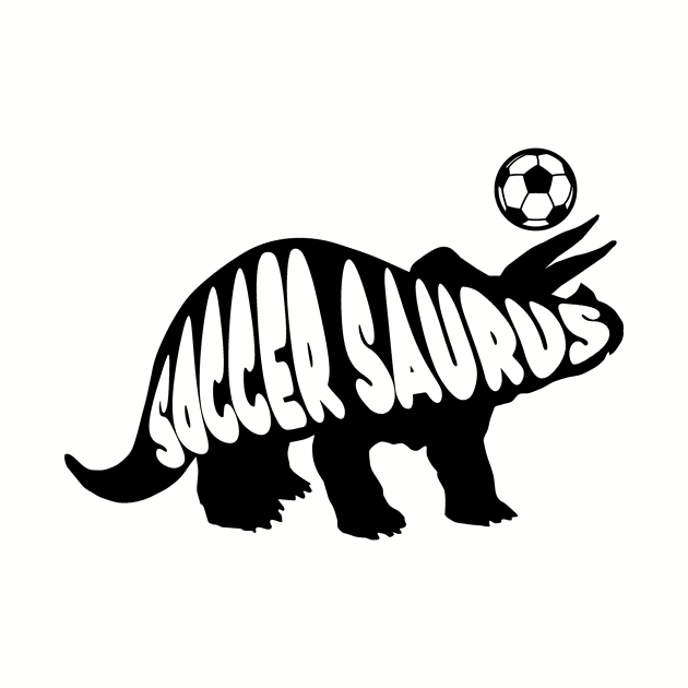 Soccer Saurus Dinosaur by ThyShirtProject - Affiliate