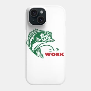 Pee on work Bass Phone Case