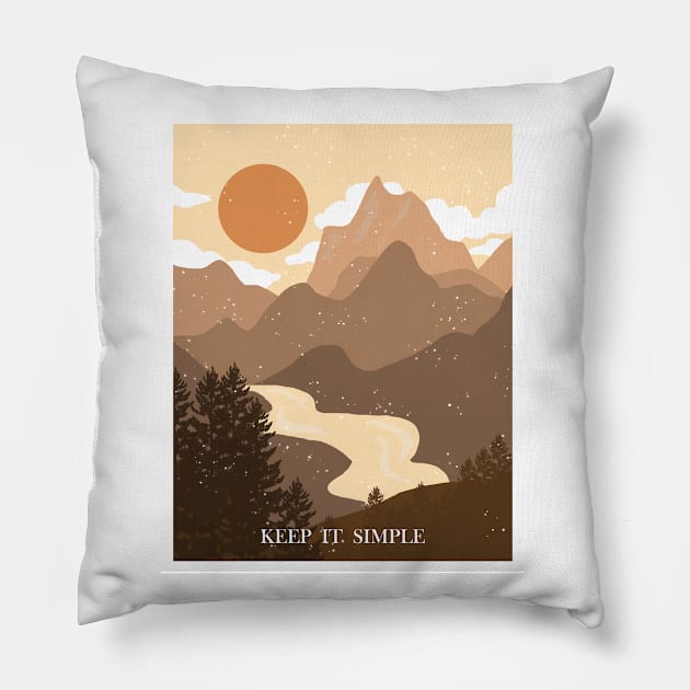 Keep it simple Pillow by deadlydelicatedesigns