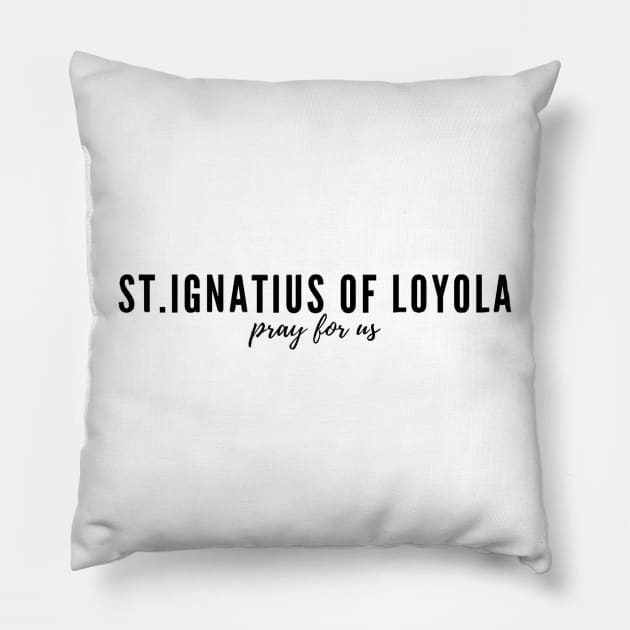 St. Ignatius of Loyola Pillow by delborg