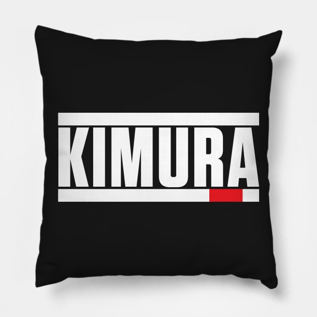 Kimura Brazilian Jiu-Jitsu (BJJ) Pillow by fromherotozero